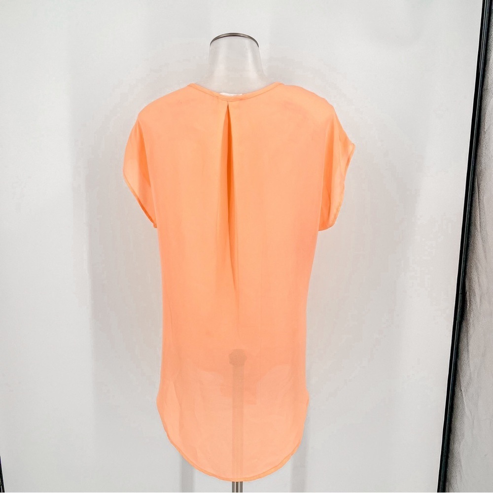 Lush Orange Short Sleeve Tee Vibrant and Stylish - Picture 3 of 4